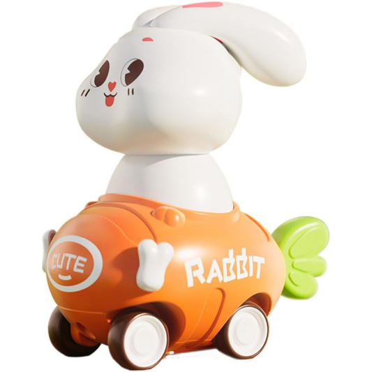 Friction Powered Rabbit Racing Car Toy
