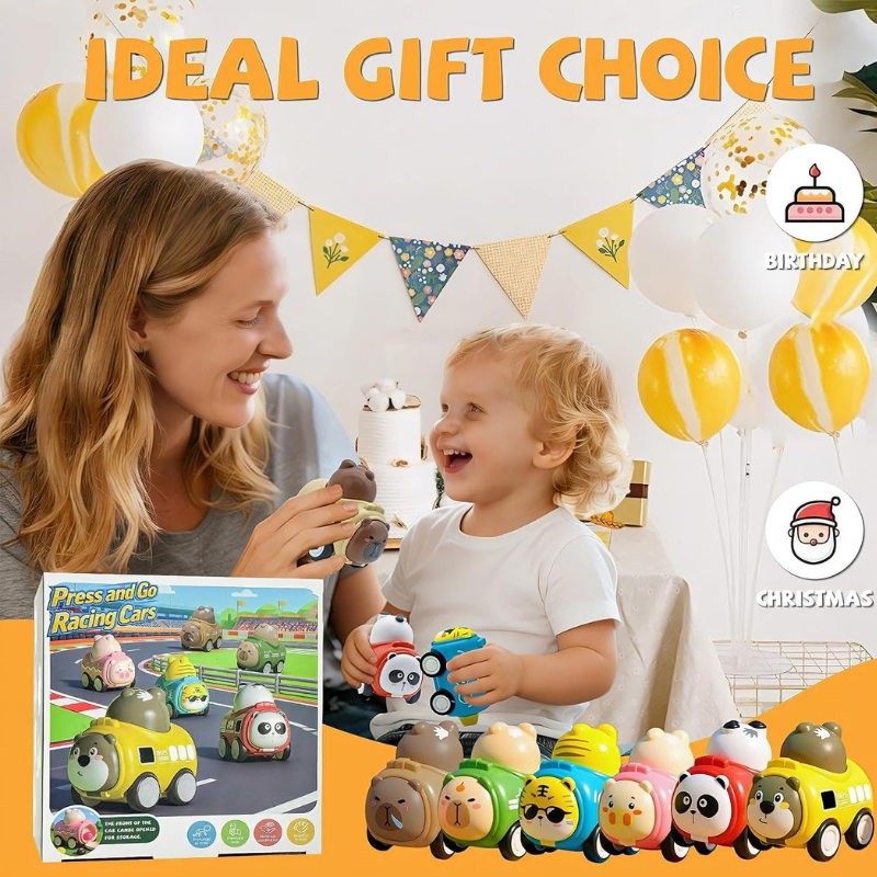 Push Go Animal Infant Playing Vehicle