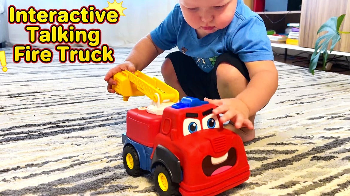Interactive Talking Fire Truck Toy