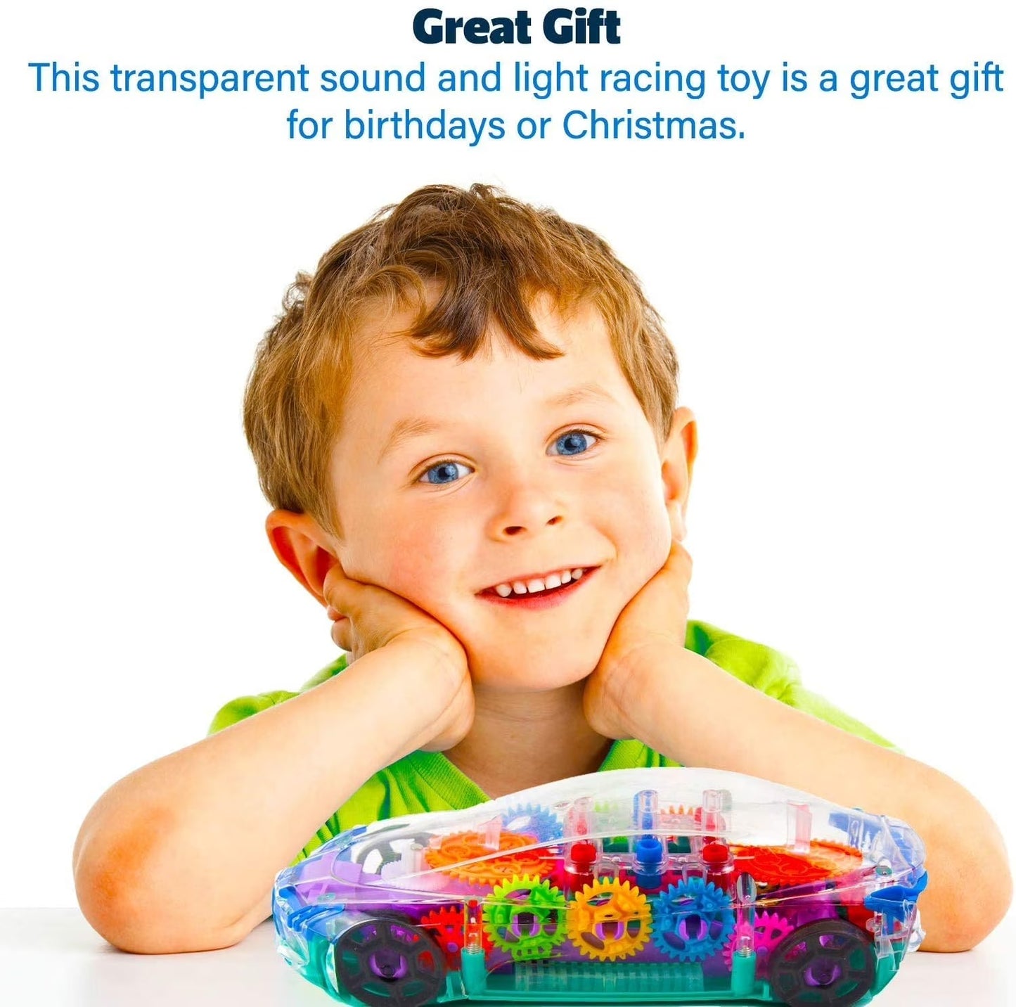 Light Up Transparent Car Toy