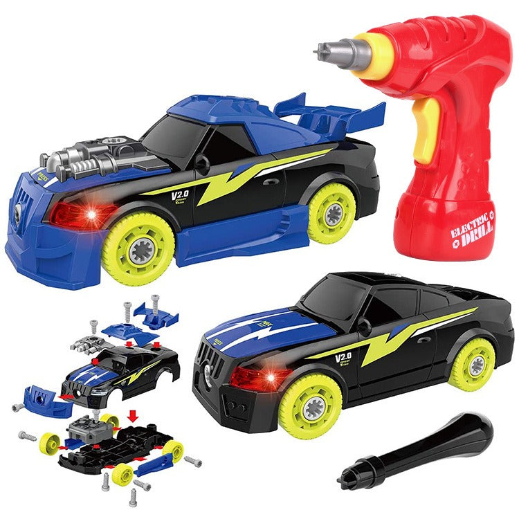 Kids' Take-Apart Car Building Toy with Lights & Sounds